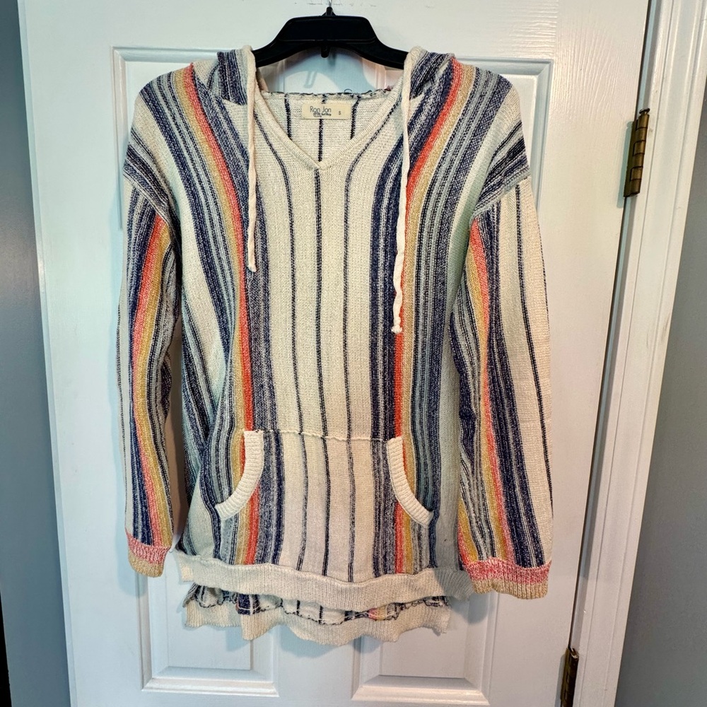 Ron Jon Striped Baja Hoodie